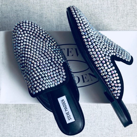 steve madden rhinestone mules